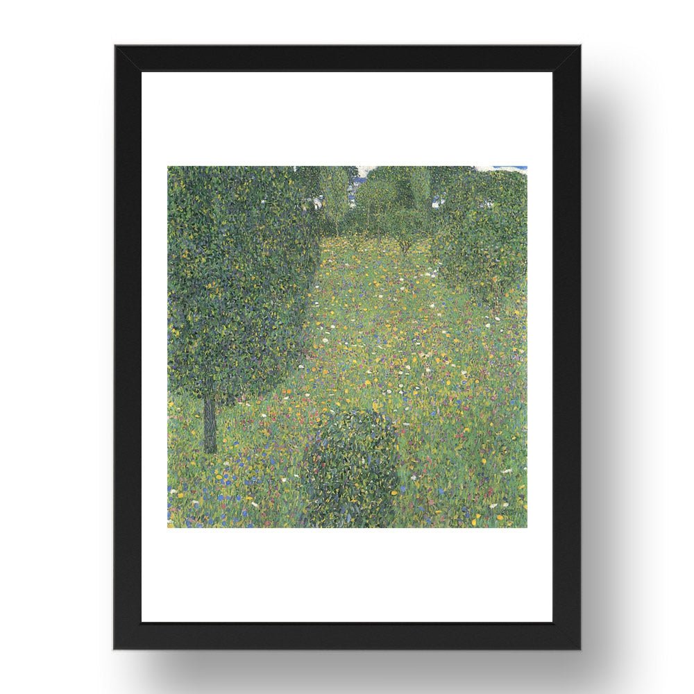 Landscape Garden (Meadow in Flower) 1906 by Gustav Klimt, 17x13" Frame