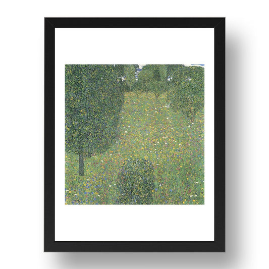 Landscape Garden (Meadow in Flower) 1906 by Gustav Klimt, 17x13" Frame