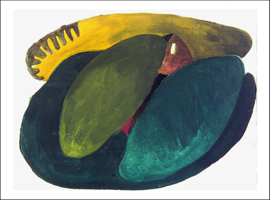 Landscape with Barn by Arthur Dove, vintage art, modern poster print
