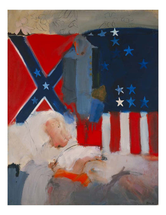 Larry Rivers - The Last Civil War Veteran, 16x12" (A3) Poster Print