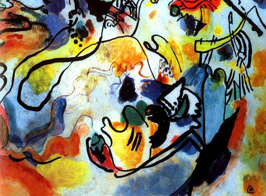 Last Judgement - Wassily Kandinsky -1912 by Wassily Kandinsky, 23x16"( A2 size ) Poster Print
