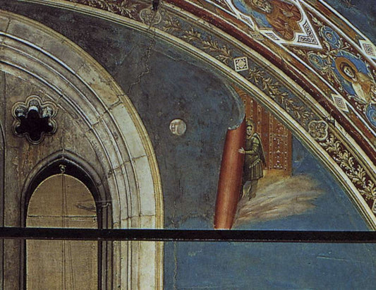Last Judgment (detail 2), vintage artwork by Giotto, A3 (16x12") Poster Print