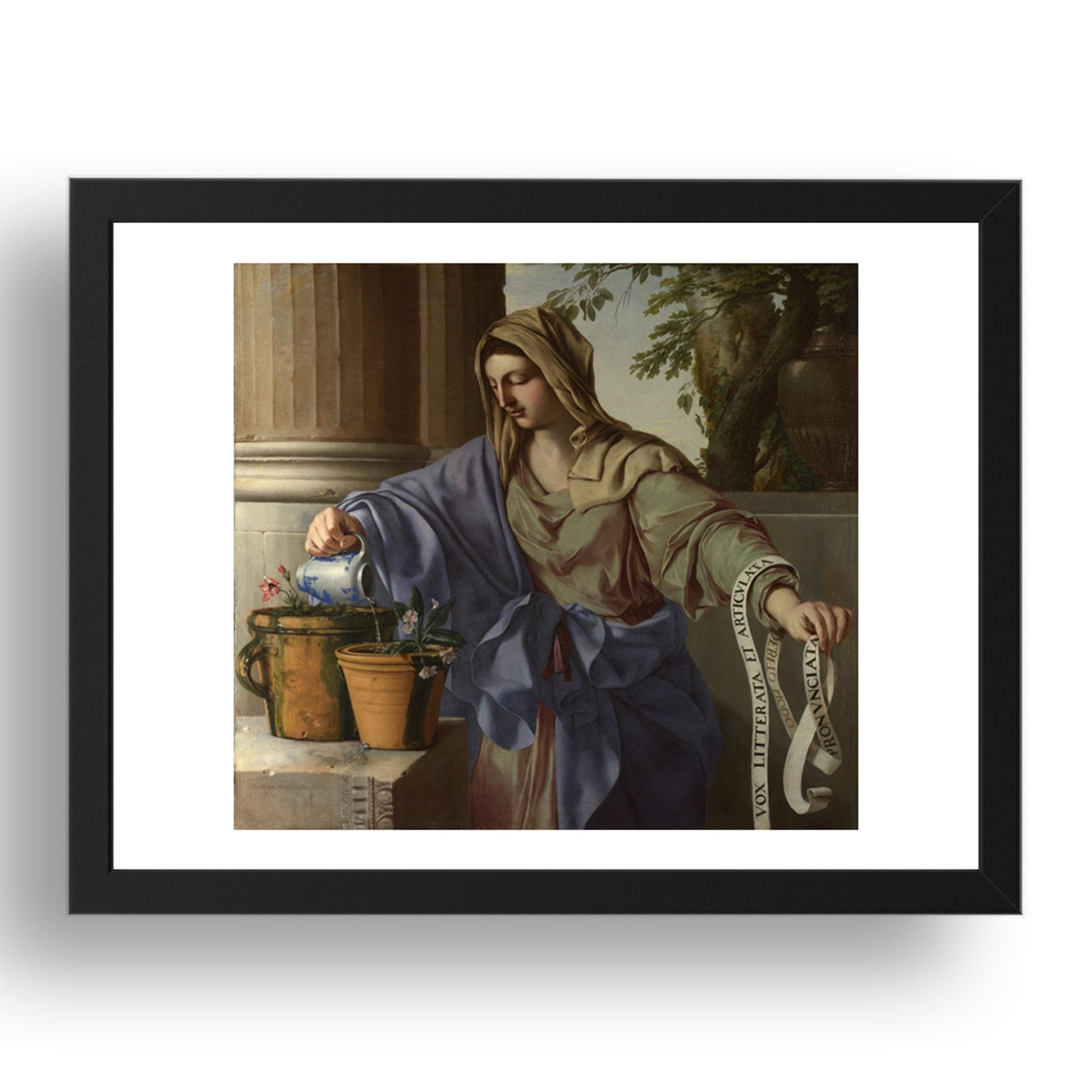 Laurent de La Hyre: Allegory of Grammar, Poster in 17x13"(A3) Frame