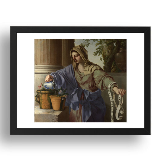 Laurent de La Hyre: Allegory of Grammar, Poster in 17x13"(A3) Frame