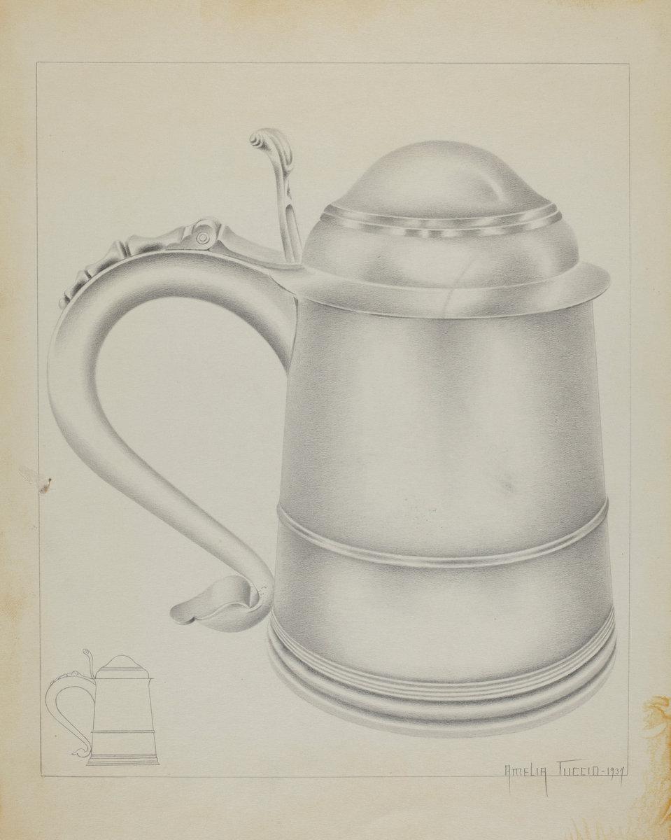 Lawrence Flynn:Silver Tankard,16x12"(A3) Poster
