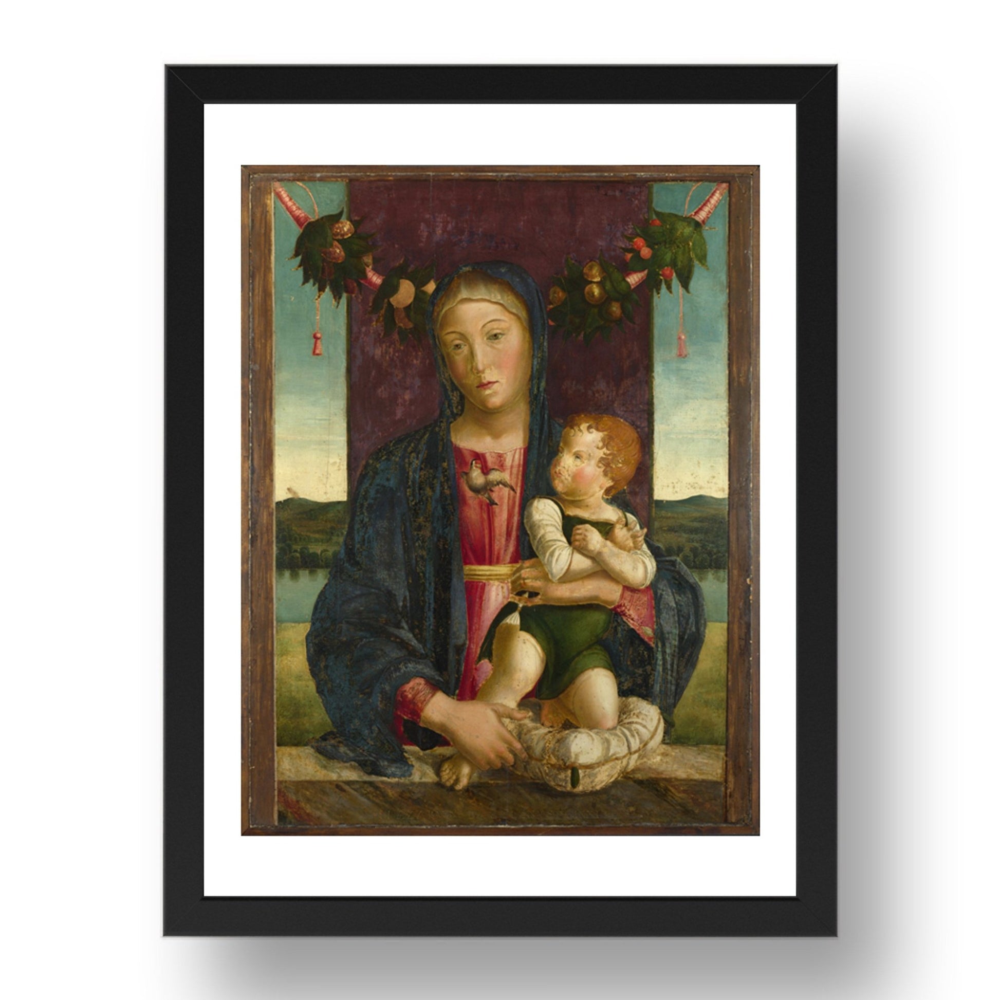 Lazzaro Bastiani: The Virgin and Child, Poster in 17x13"(A3) Frame