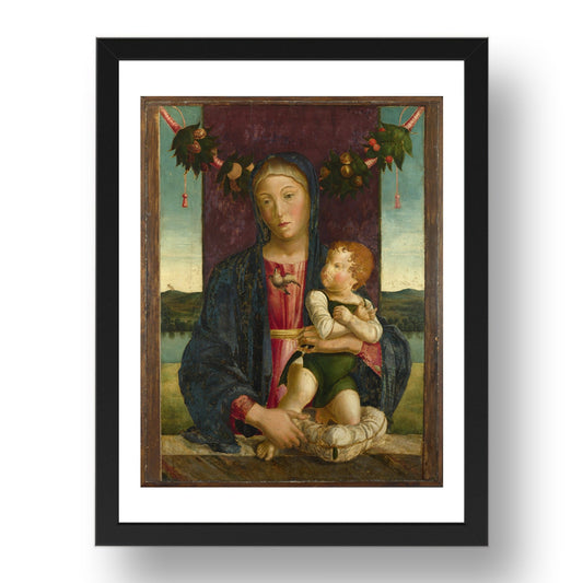 Lazzaro Bastiani: The Virgin and Child, Poster in 17x13"(A3) Frame