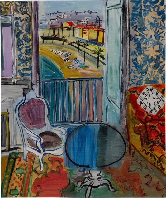 Le Gueridon, Nice, vintage landscape by Raoul Dufy, 16X12"(A3)Poster Print
