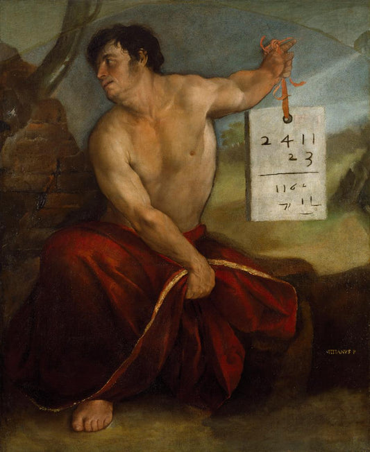 Learned Man of Antiquity, vintage artwork by Dosso Dossi, A3 (16x12") Poster Print