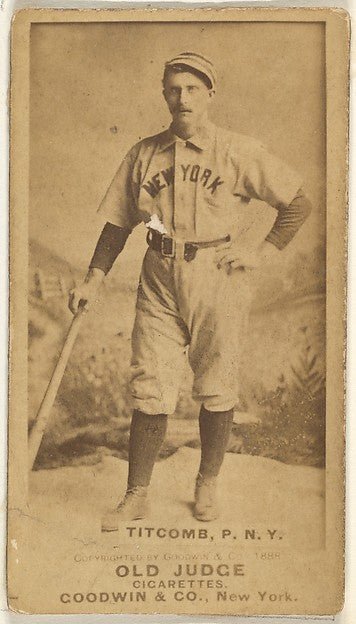 Ledell "Cannonball" Titcomb Pitcher New York from the Old J-16x12"(A3) Poster