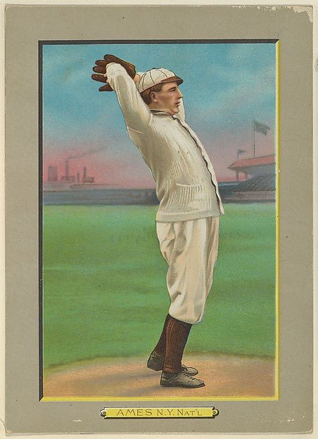 :Leon Kessling "Red" Ames Pitcher New York Giants  from Turk-16x12"(A3) Poster