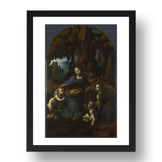 Leonardo da Vinci: The Virgin of the Rocks, Poster in 17x13"(A3) Frame