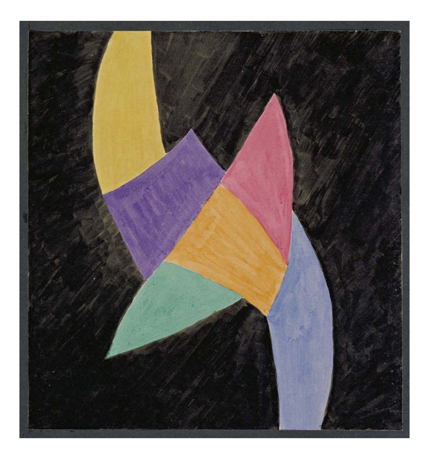 Leopold Survage - Colored Rhythm Study for the Film (10), 16x12" (A3) Poster Print