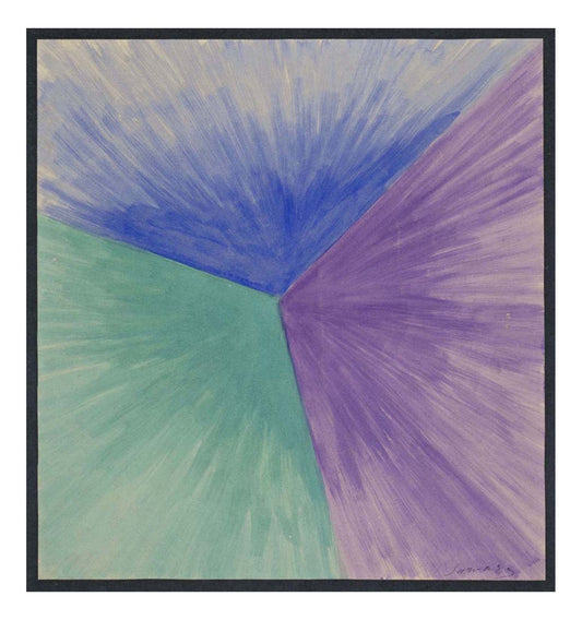 Leopold Survage - Colored Rhythm Study for the Film (14), 16x12" (A3) Poster Print