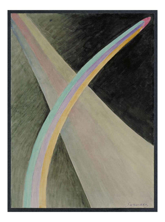 Leopold Survage - Colored Rhythm Study for the Film (2), 16x12" (A3) Poster Print