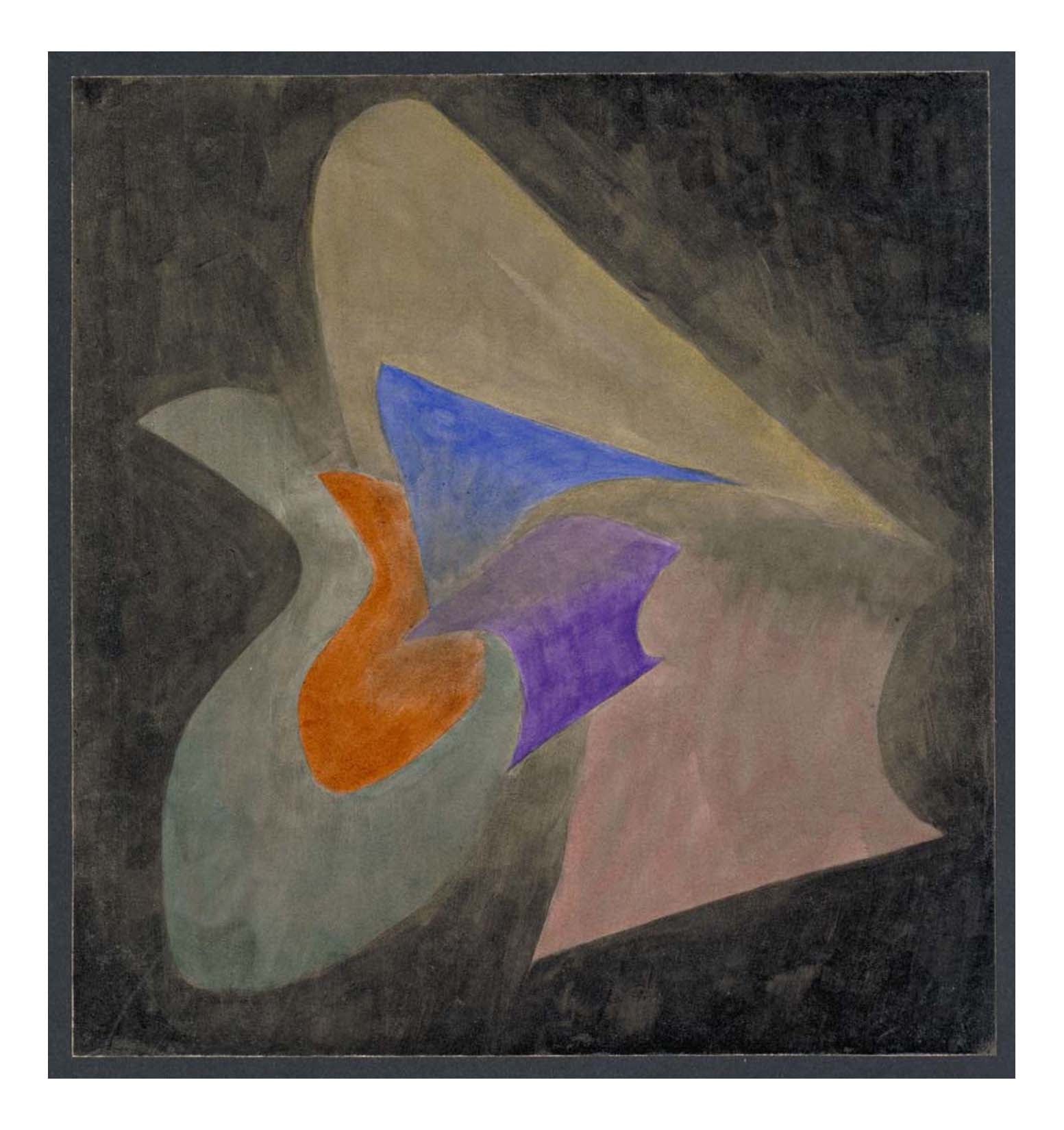 Leopold Survage - Colored Rhythm Study for the Film (20), 16x12" (A3) Poster Print