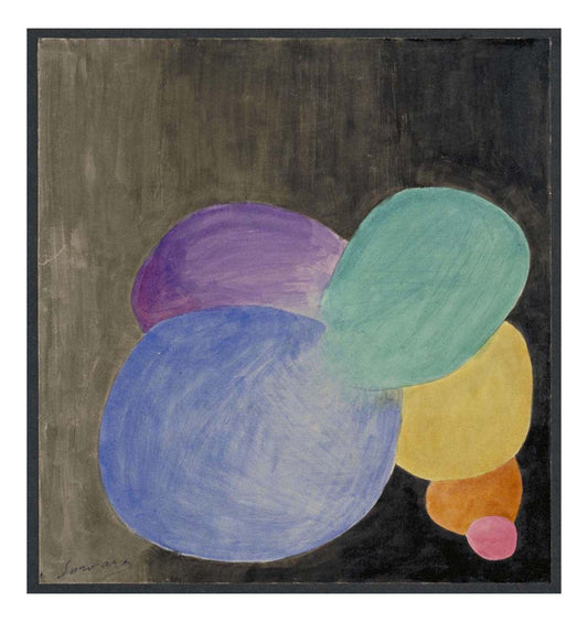 Leopold Survage - Colored Rhythm Study for the Film (30), 16x12" (A3) Poster Print