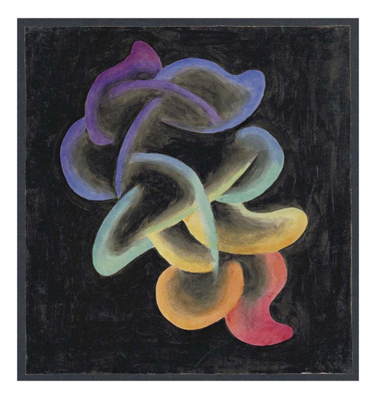 Leopold Survage - Colored Rhythm Study for the Film (31), 16x12" (A3) Poster Print