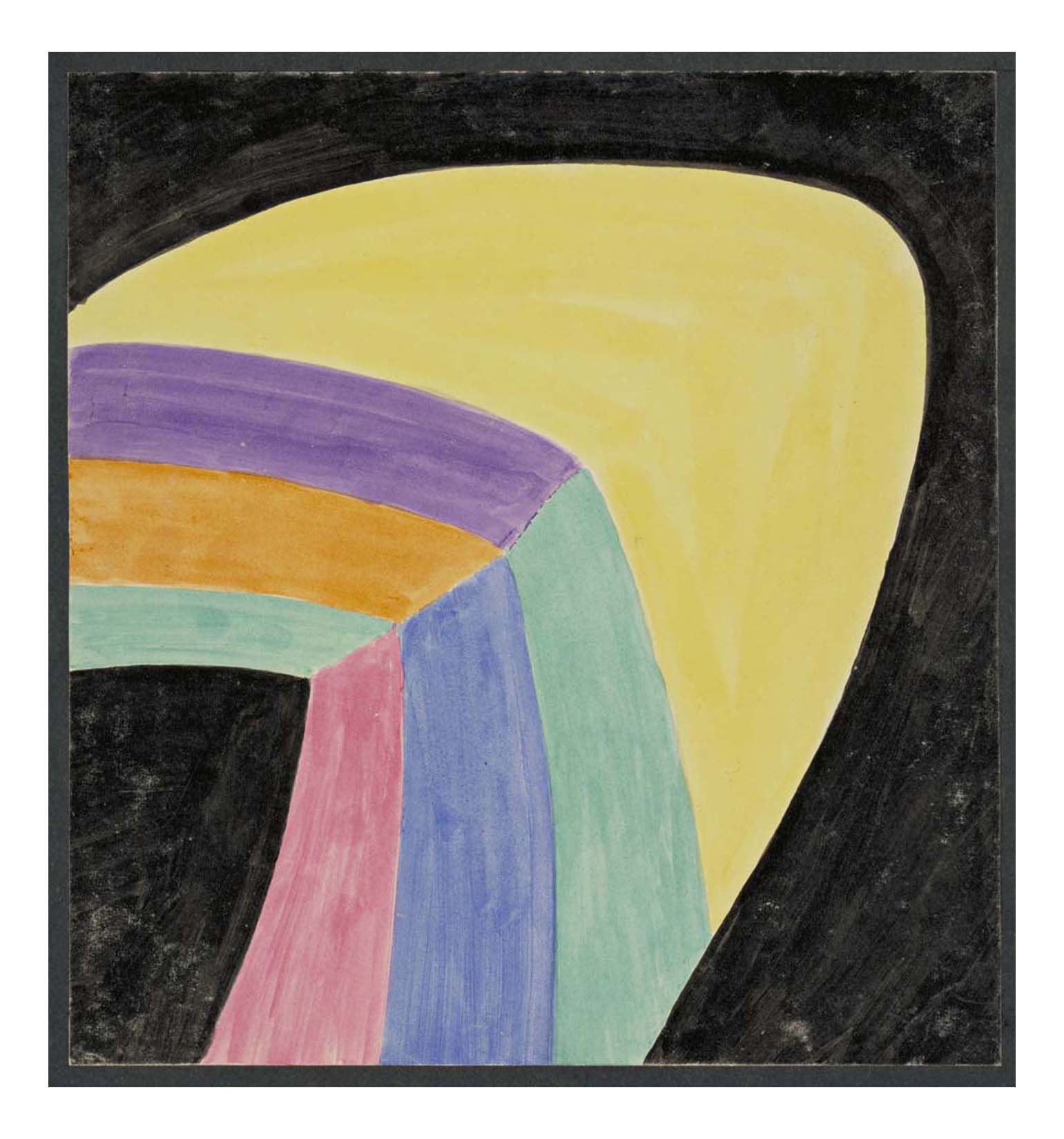 Leopold Survage - Colored Rhythm Study for the Film (33), 16x12" (A3) Poster Print