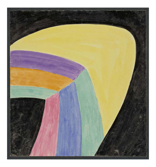 Leopold Survage - Colored Rhythm Study for the Film (33), 16x12" (A3) Poster Print