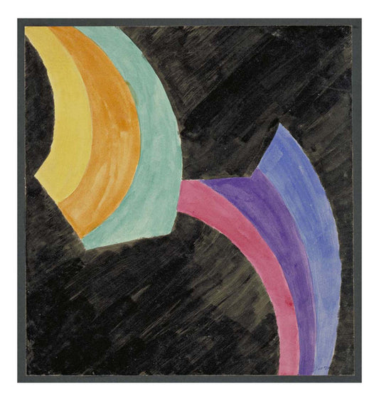 Leopold Survage - Colored Rhythm Study for the Film (34), 16x12" (A3) Poster Print