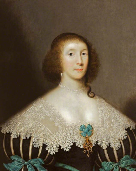 Letitia Morison, Viscountess Falkland, vintage artwork by Cornelis Janssen van Ceulen the Elder, 12x8" (A4) Poster