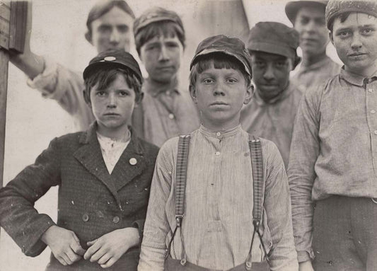 Lewis W. Hine - Macon Georgia, vintage historic photograph, modern poster print