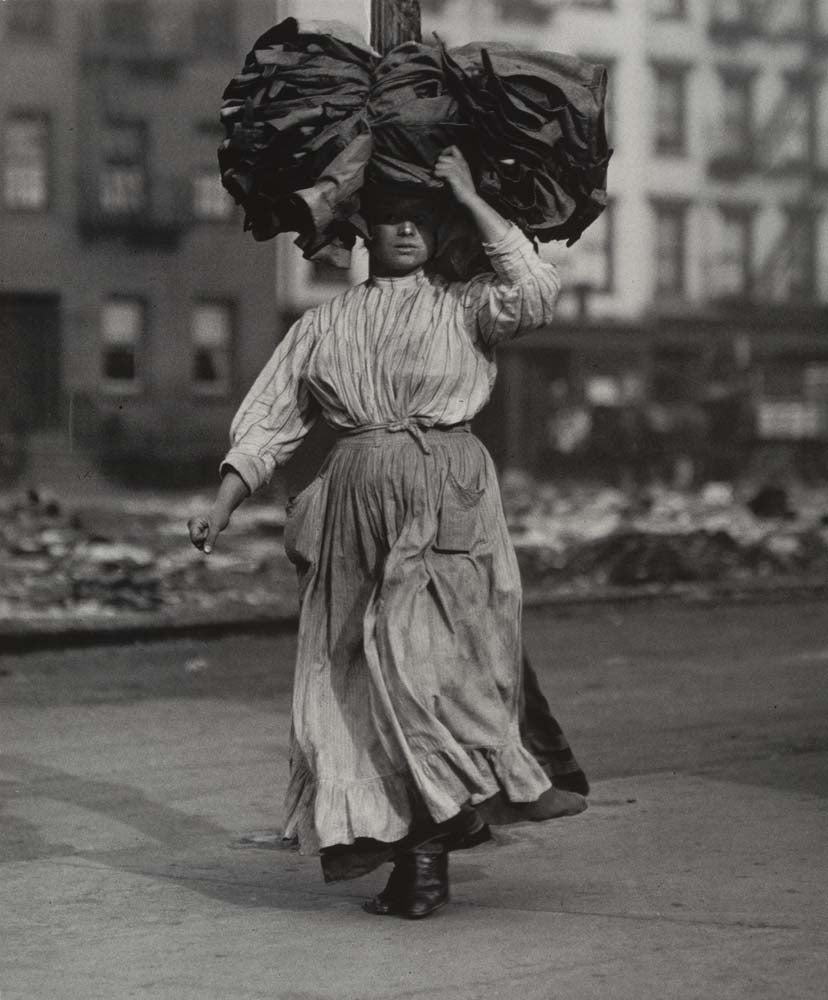 Lewis W. Hine - On the Bowery New York City, vintage historic photograph, modern poster print