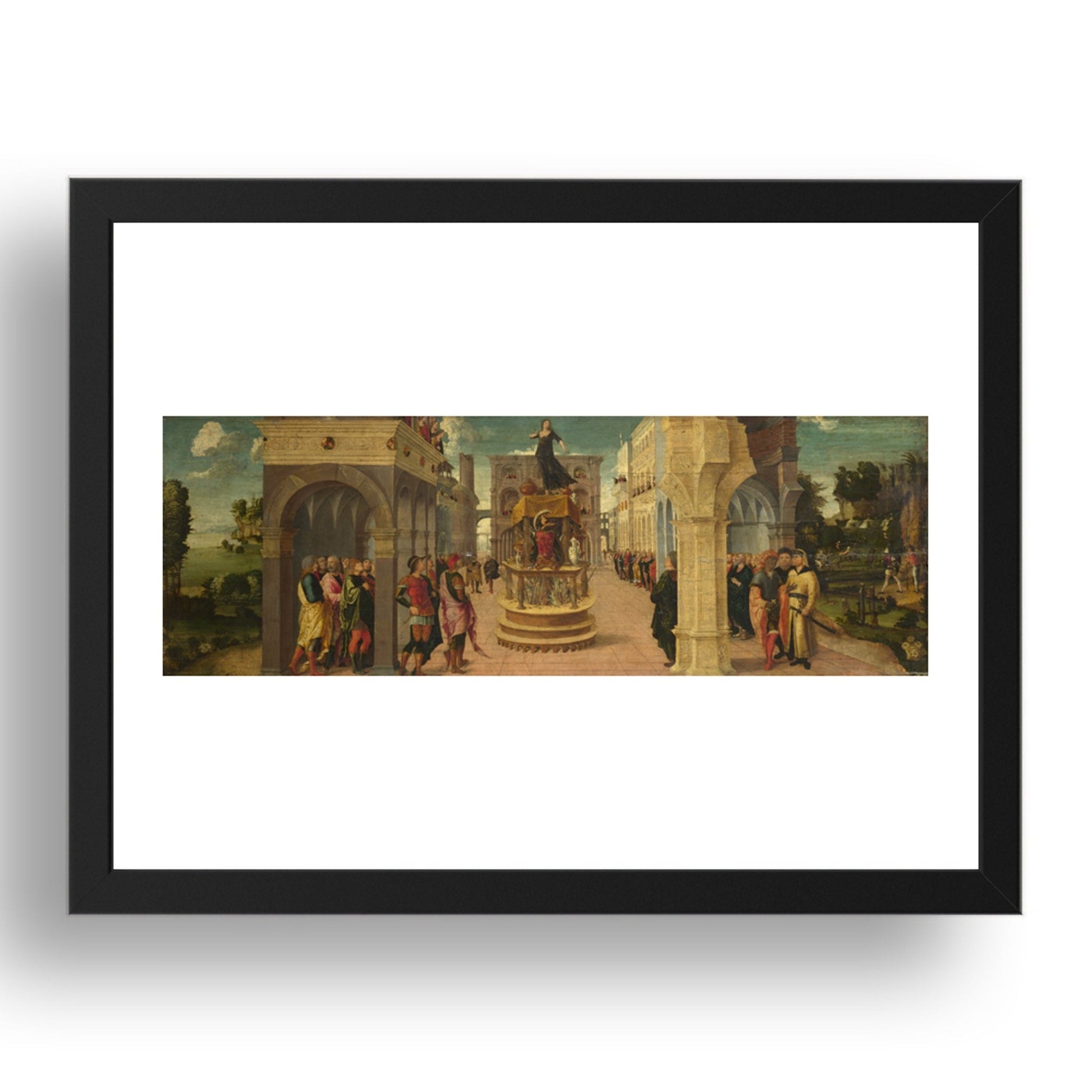 Liberale da Verona: Dido's Suicide, Poster in 17x13"(A3) Frame