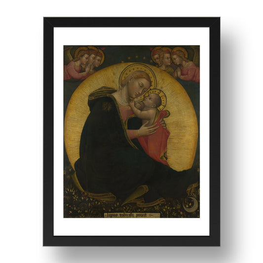 Lippo di Dalmasio: The Madonna of Humility, Poster in 17x13"(A3) Frame