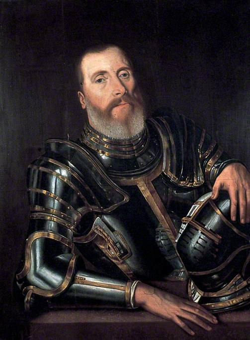 Lord Mordaunt of Turvey (1485–1562), vintage artwork by British School 16th Century - Unknown, A3 (16x12") Poster Print