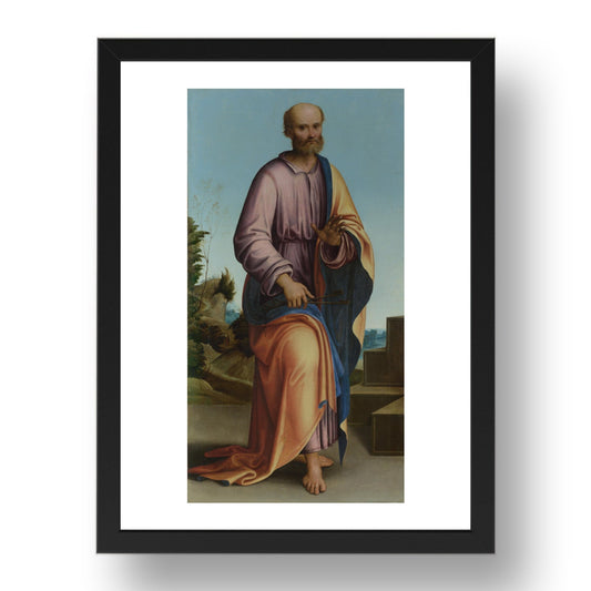 Lorenzo Costa: Saint Peter, Poster in 17x13"(A3) Frame