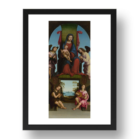 Lorenzo Costa: The Virgin and Child, Poster in 17x13"(A3) Frame
