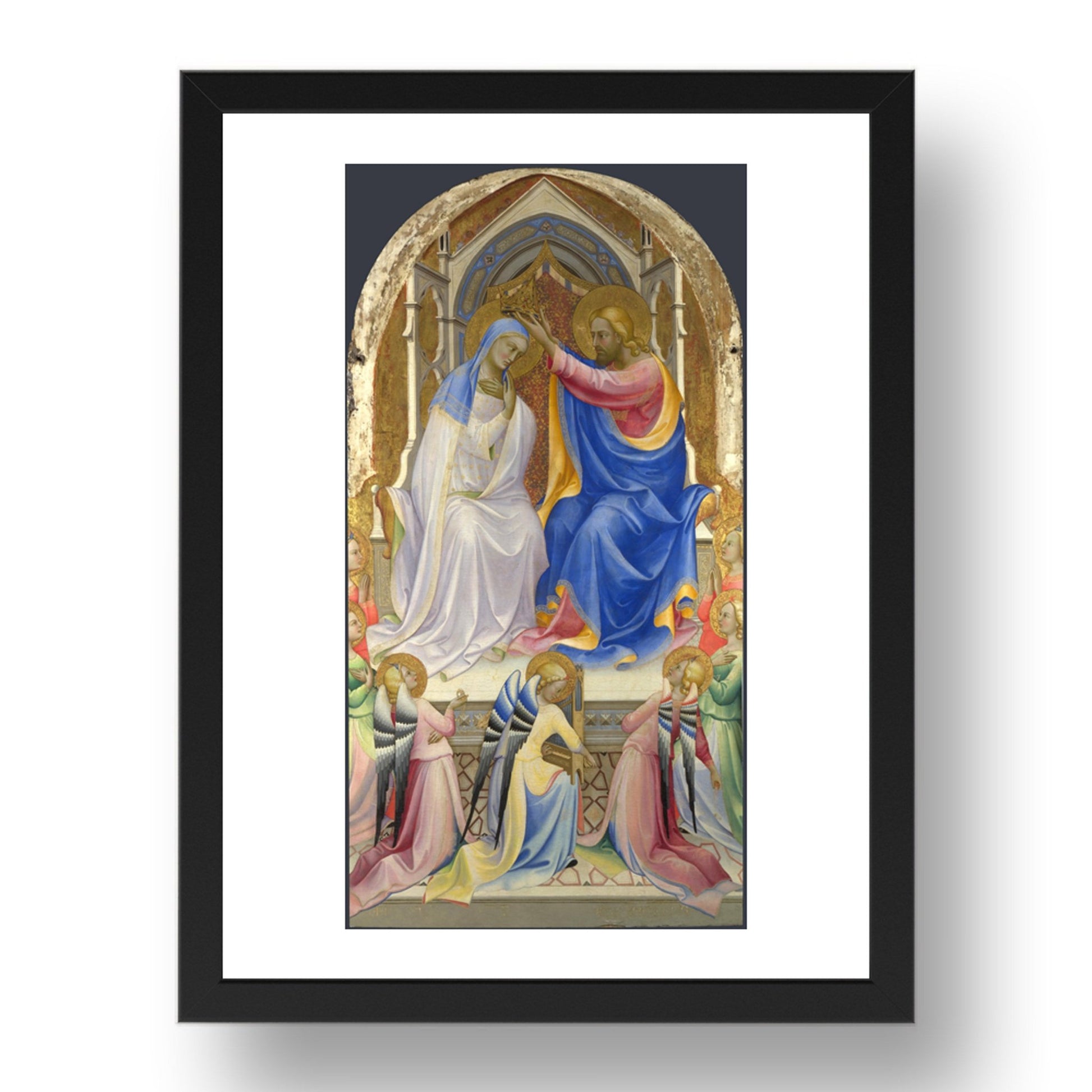 Lorenzo Monaco: The Coronation of the Virgin, Poster in 17x13"(A3) Frame