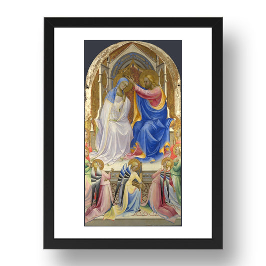 Lorenzo Monaco: The Coronation of the Virgin, Poster in 17x13"(A3) Frame