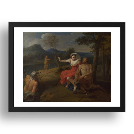 Louis de Boullogne: Nessus and Dejanira, Poster in 17x13"(A3) Frame