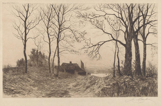 Louis Kinney Harlow:Road to the Shore,16x12"(A3) Poster