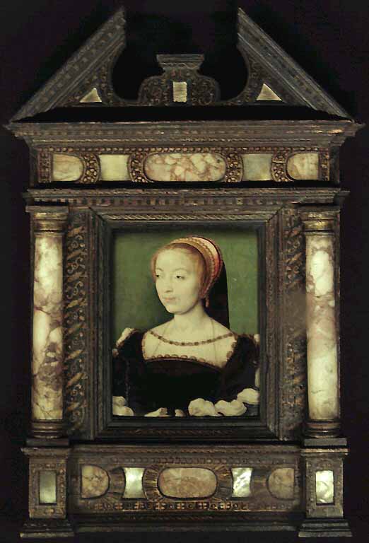 Louise de Rieux, Marquise d'Elbeuf, vintage artwork by Claude Corneille de Lyon, A3 (16x12") Poster Print
