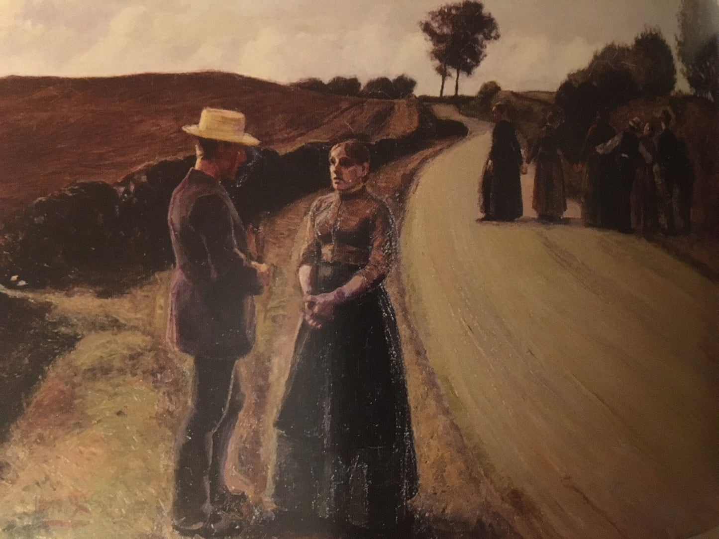 Lovemaking in the Evening by Fritz Syberg, vintage art, modern poster print