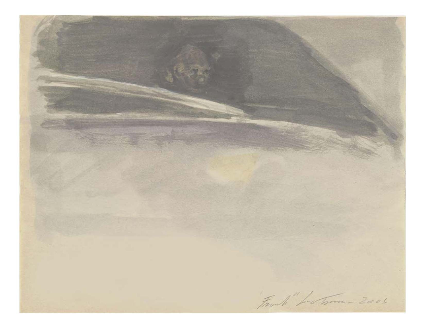 Luc Tuymans - Frank, 16x12" (A3) Poster Print