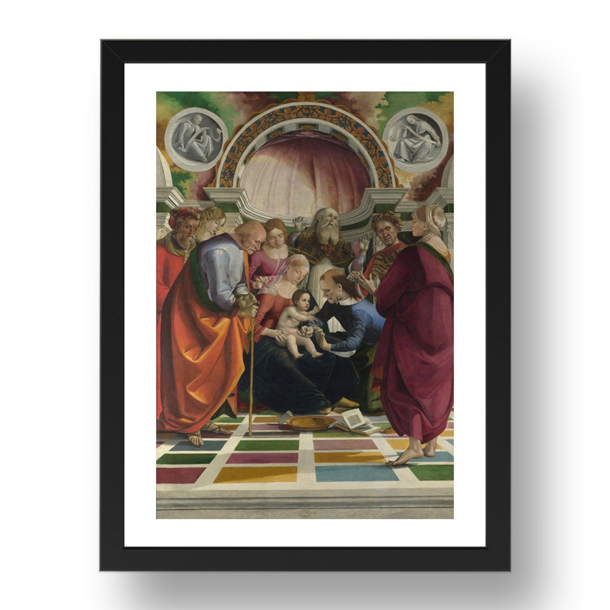 Luca Signorelli: The Circumcision, Poster in 17x13"(A3) Frame