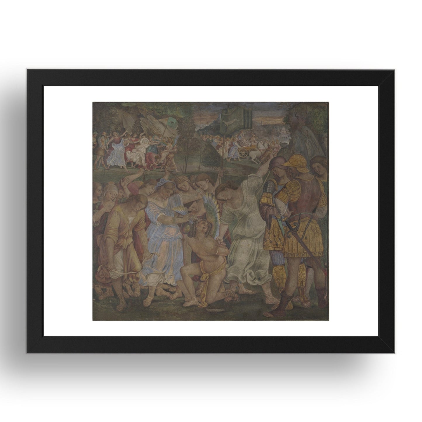 Luca Signorelli: The Triumph of Chastity: Love Disarmed and Bound, Poster in 17x13"(A3) Frame