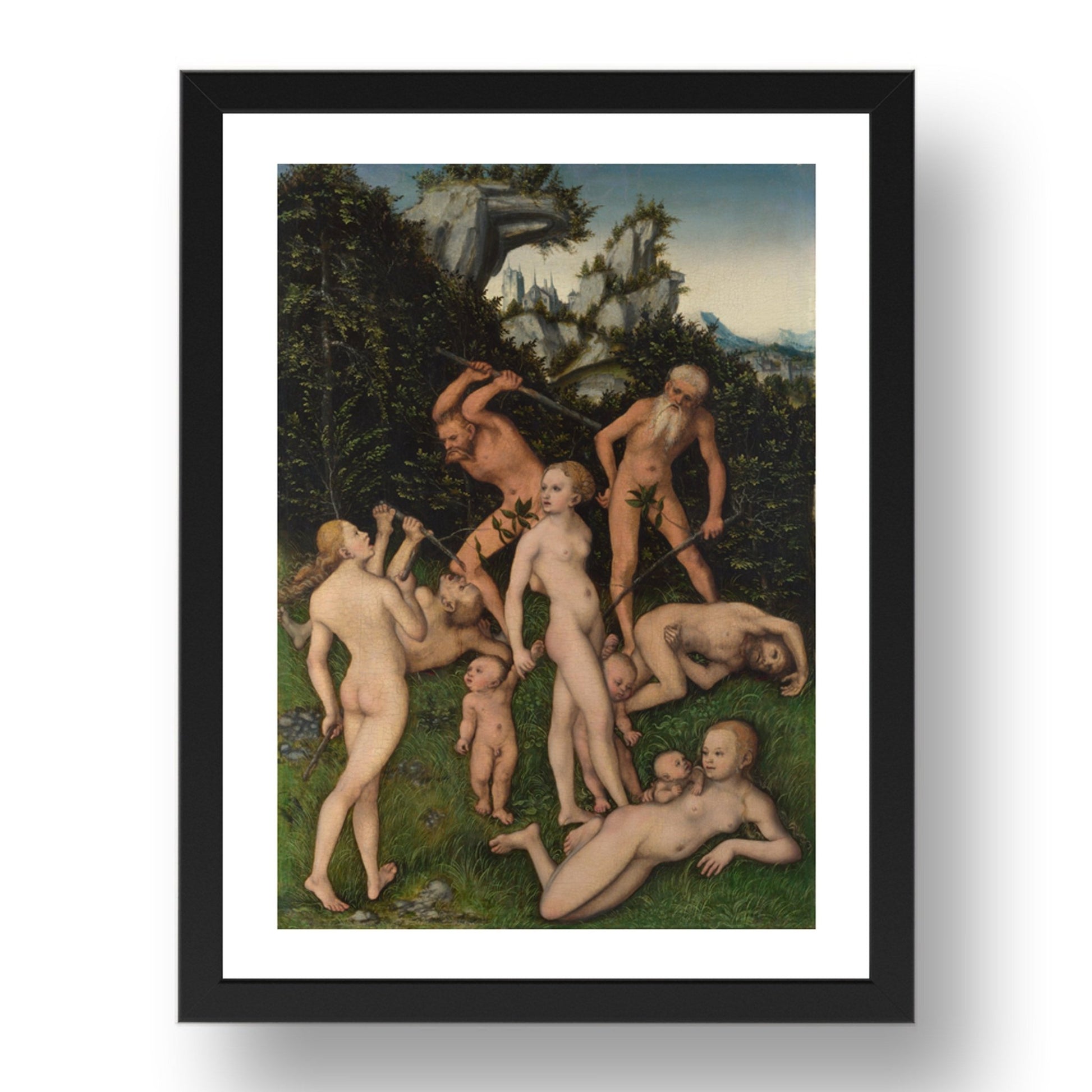 Lucas Cranach the Elder: The Close of the Silver Age, Poster in 17x13"(A3) Frame