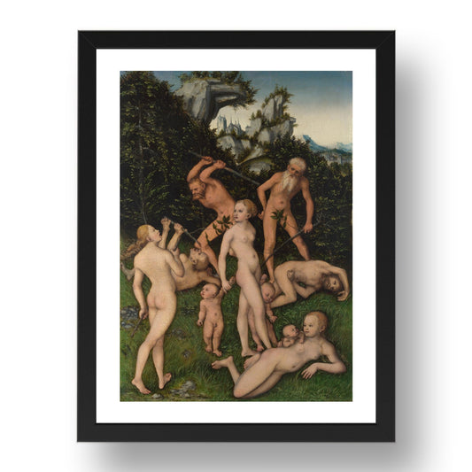 Lucas Cranach the Elder: The Close of the Silver Age, Poster in 17x13"(A3) Frame