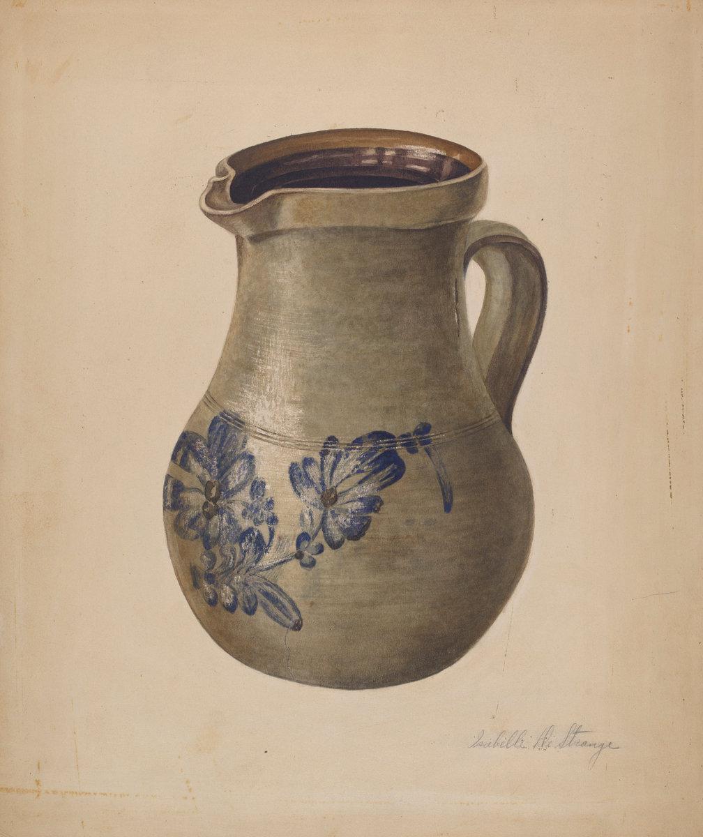 Lucille Pettijohn:Stoneware Pitcher,16x12"(A3) Poster