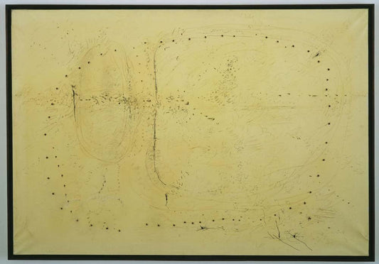 Lucio Fontana - Spatial Concept, vintage art, A3 (16x12")  Poster Print 