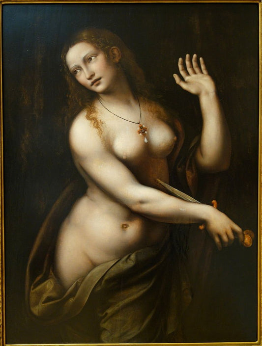 Lucrezia Romana, vintage artwork by Giampietrino, A3 (16x12") Poster Print