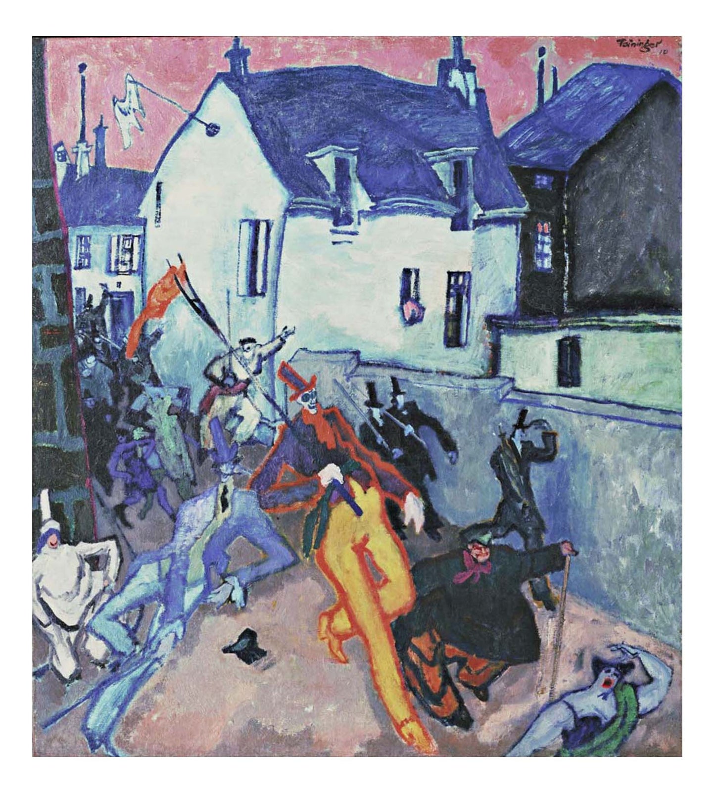 Lyonel Feininger - Uprising, 16x12" (A3) Poster Print