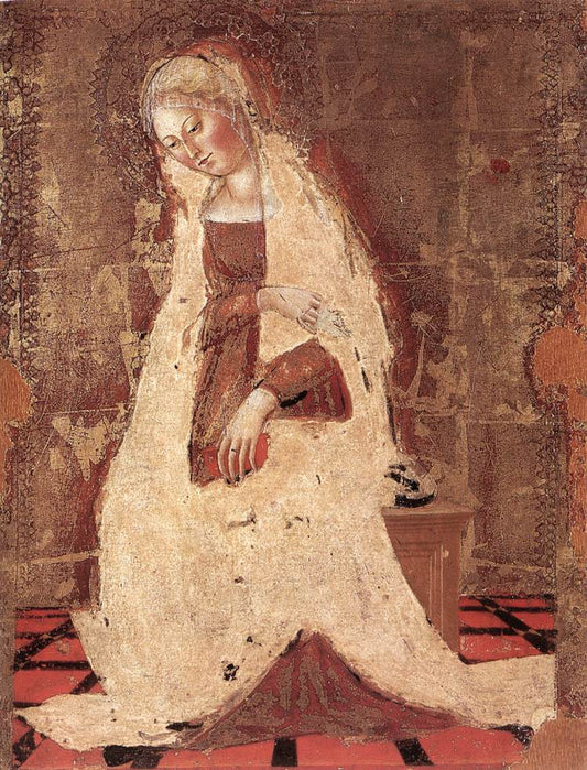 Madonna Annunciate, vintage artwork by Francesco di Giorgio Martini, A3 (16x12") Poster Print
