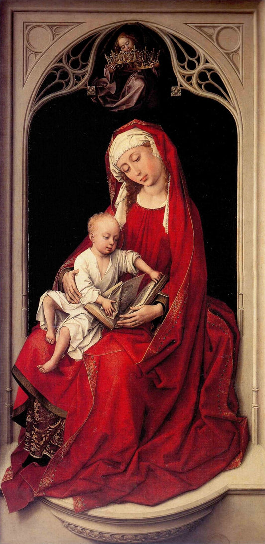 Madonna Duràn, vintage artwork by Rogier van der Weyden, A3 (16x12") Poster Print